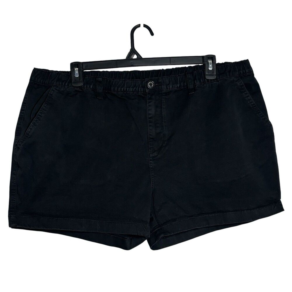 Chubbies Originals Black Cotton Stretch 4" Shorts Mens XXXL Casual Comfort